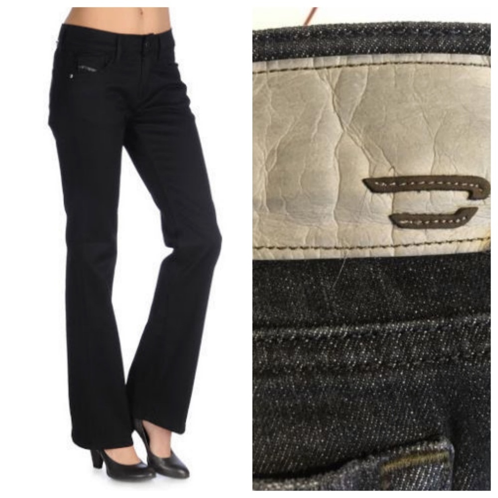 DIESEL BEBEL B.C. 8BG Black Bootcut Sz 30 NWOT